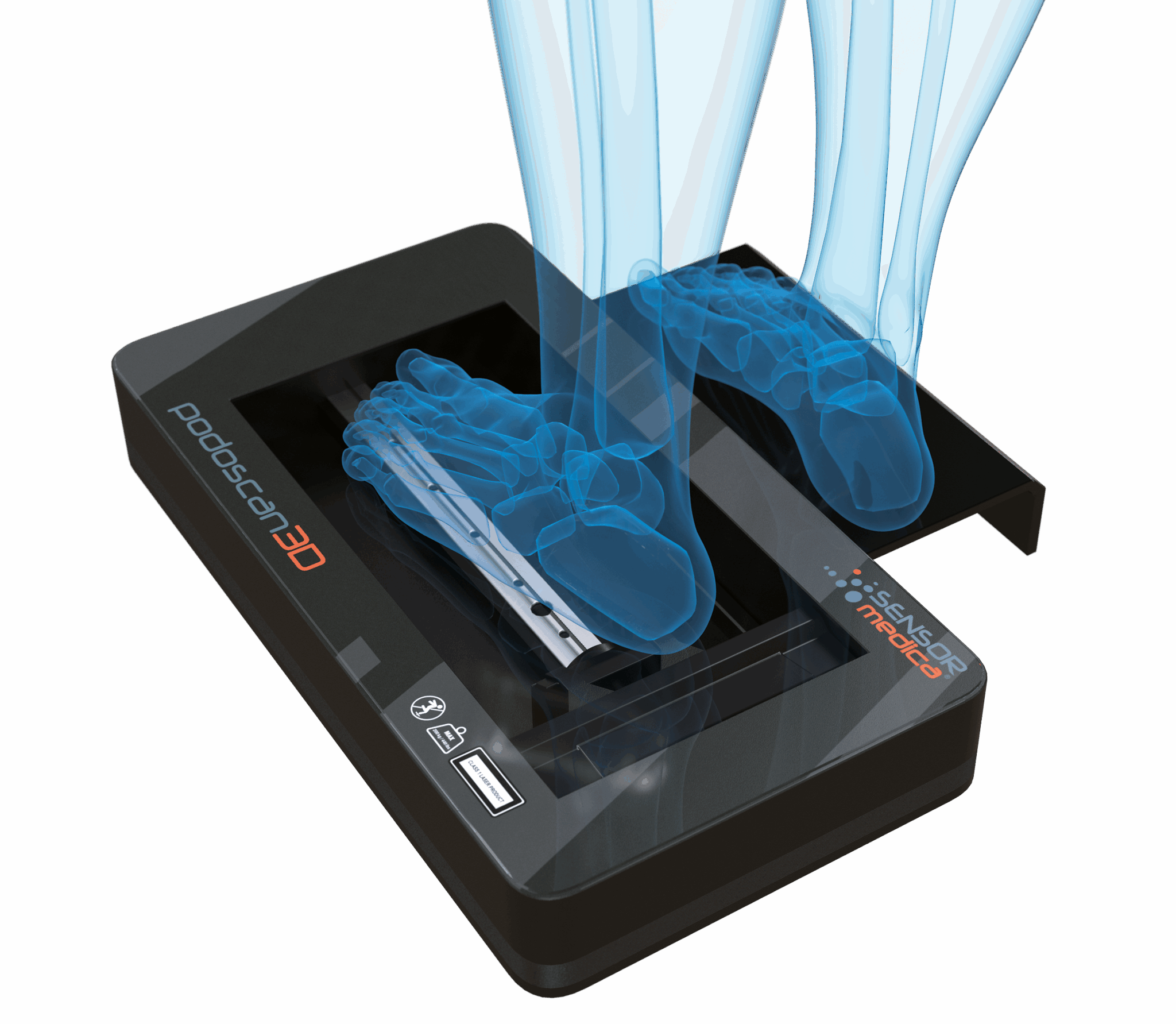 2D and 3D scanning of the foot - Podoscan 3D - Sensor Medica